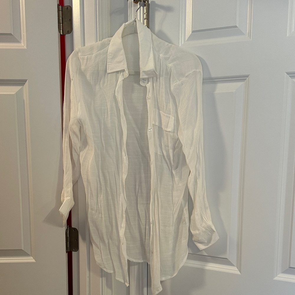 White Button-Up Shirt